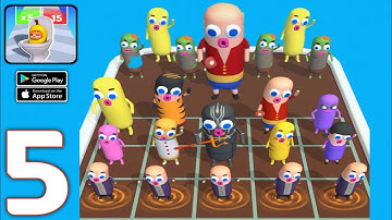 Merge Master: Monster Run 3D - Walkthrough Gameplay Part 5 All Level 32-40 (Android,iOs)