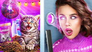 картинка: Построила секретную комнату, чтобы спрятать кота от родителей!
