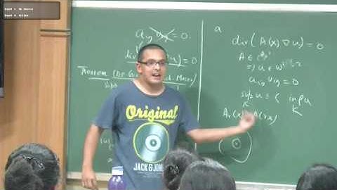 Dr.Agnid Banerjee Second Order Elliptic Equation 04