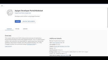 Deploy a Drupal Developer Portal for an Apigee X API using GCP Marketplace