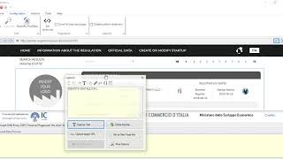 How to scrape search results from registroimprese website using webharvy