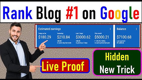 how to rank blog on google first page 2023 || how to rank blogger website on google first page
