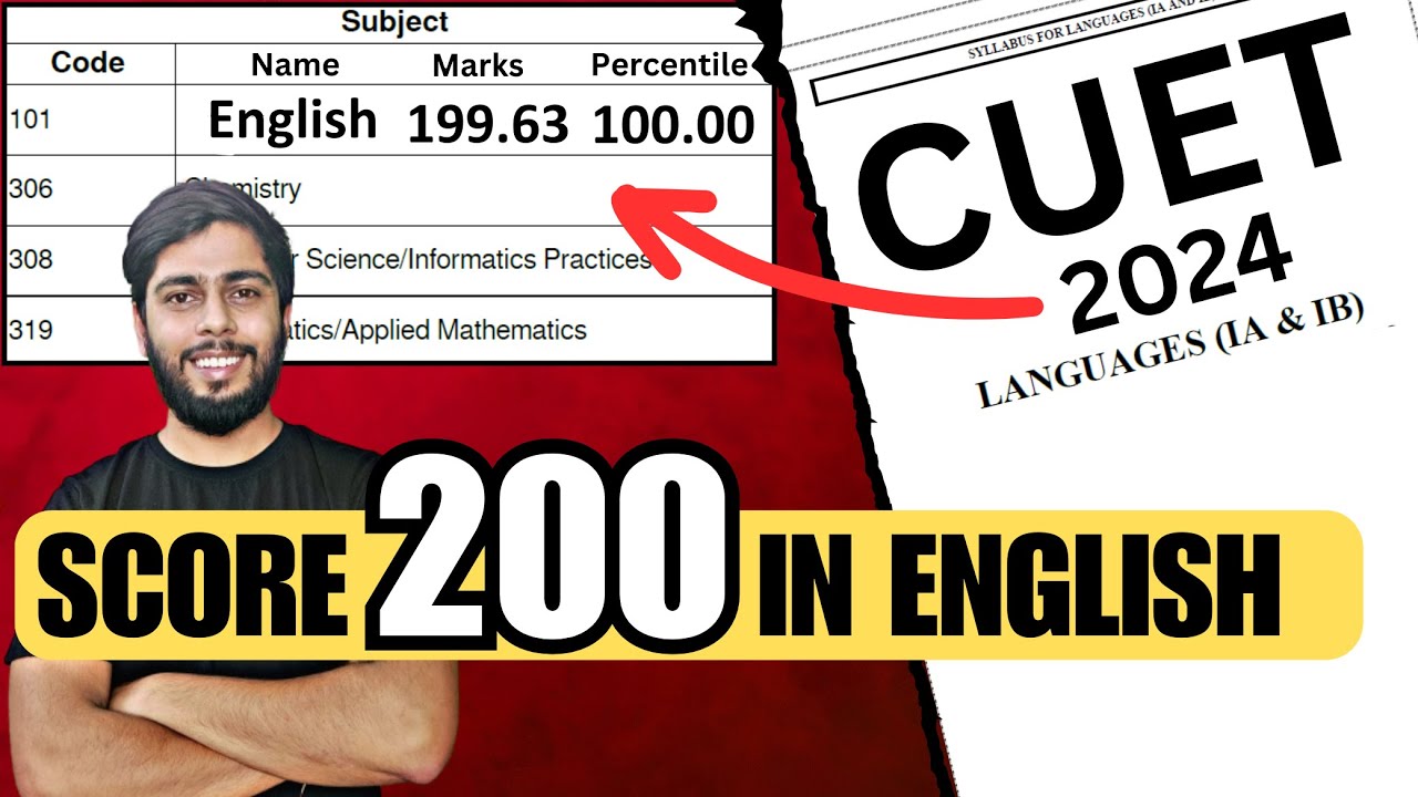 How to score 200/200 in English CUET 2024 - How to prepare for CUET ...