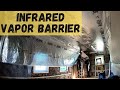 installation of  reflecting vapour barrier - tiny workshop to tiny house part 2