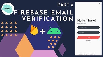Android firebase email verification #part4 (login, register, firebase, shared preference, etc)