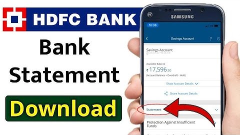 एचडीएफसी बैंक स्टेटमेंट कैसे निकाले | HDFC Bank Statement Download | Humsafar Tech