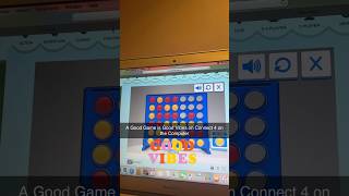 A Good Game is Good Vibes on Connect 4 on the Computer