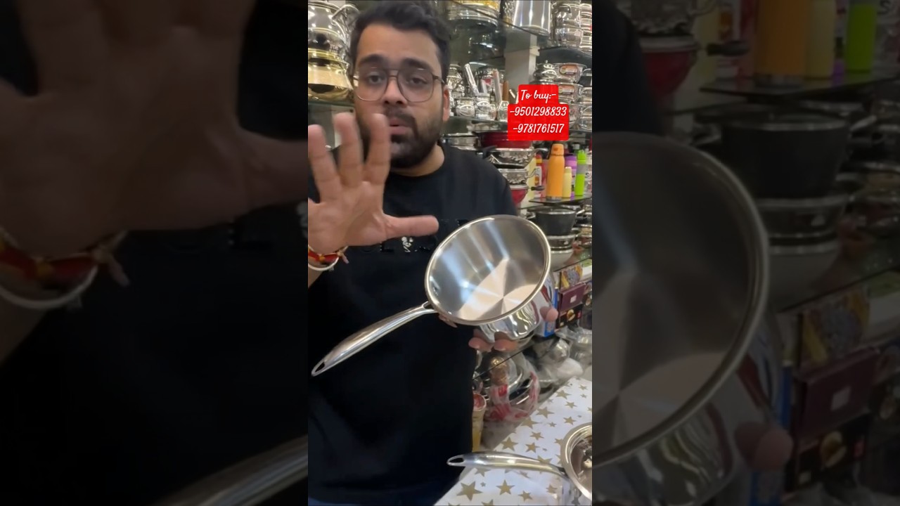 Vinod triply stainless steel Sauce pans or Milk pans | Tea pan | induction safe 