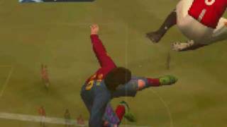 PES 2009 UEFA Champions Manch. vs Barc