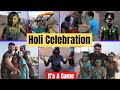 Testing holi stash 2021  biggest holi celebration  thunder gulal colour  surprise for kids  game