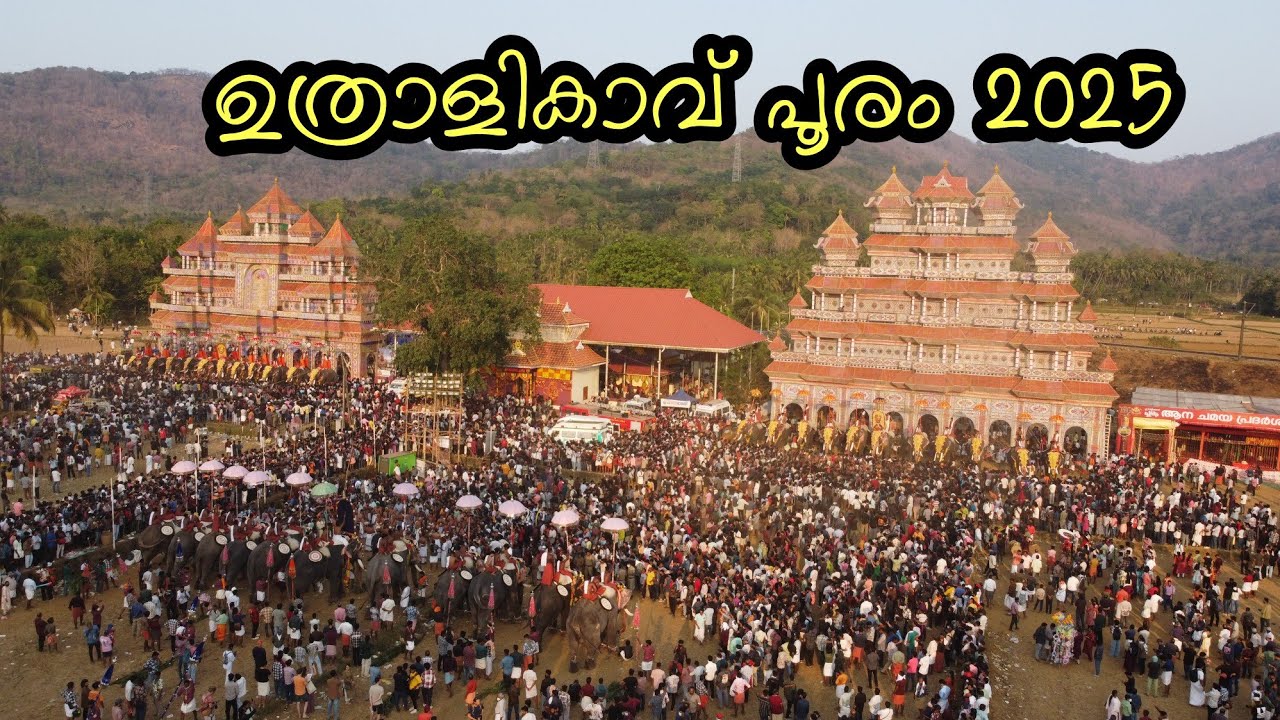 ഈ വർഷത്തെ ഉത്രാളികാവ് പൂരത്തിന്റെ കാഴ്ചകൾ #uthralikavu #pooram #uthralikkavu
