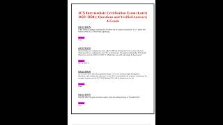 3CX INTERMEDIATE CERTIFICATION EXAM LATEST 2023 2024 QUESTIONS AND VERIFIED ANSWERS A GRADE