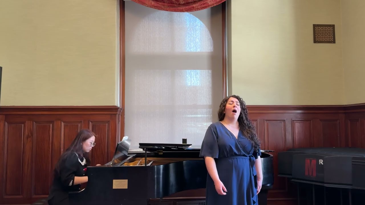 Stephanie Keledjian sings Laurie’s Song from The Tender Land by Aaron Copland 