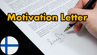 কিভাবে মোটিভেশন লেটার লিখবেন How to Write a Motivation Letter for Finnish Universities