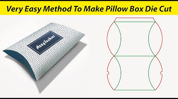 Ramadan Meal Pillow Box Die cut / Dieline in Easy Method on Adobe Illustrator in Hindi / Urdu