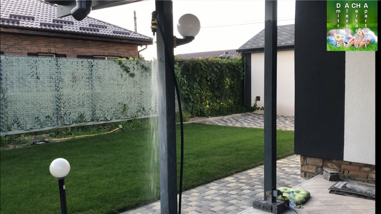 Наша Дача 2018 (20) прокладка воды в колонне - YouTube