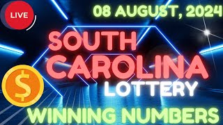 South Carolina Midday Lottery Results For - 08 Aug, 2024 - Pick 3 - Pick 4 - Cash 5 - Powerball