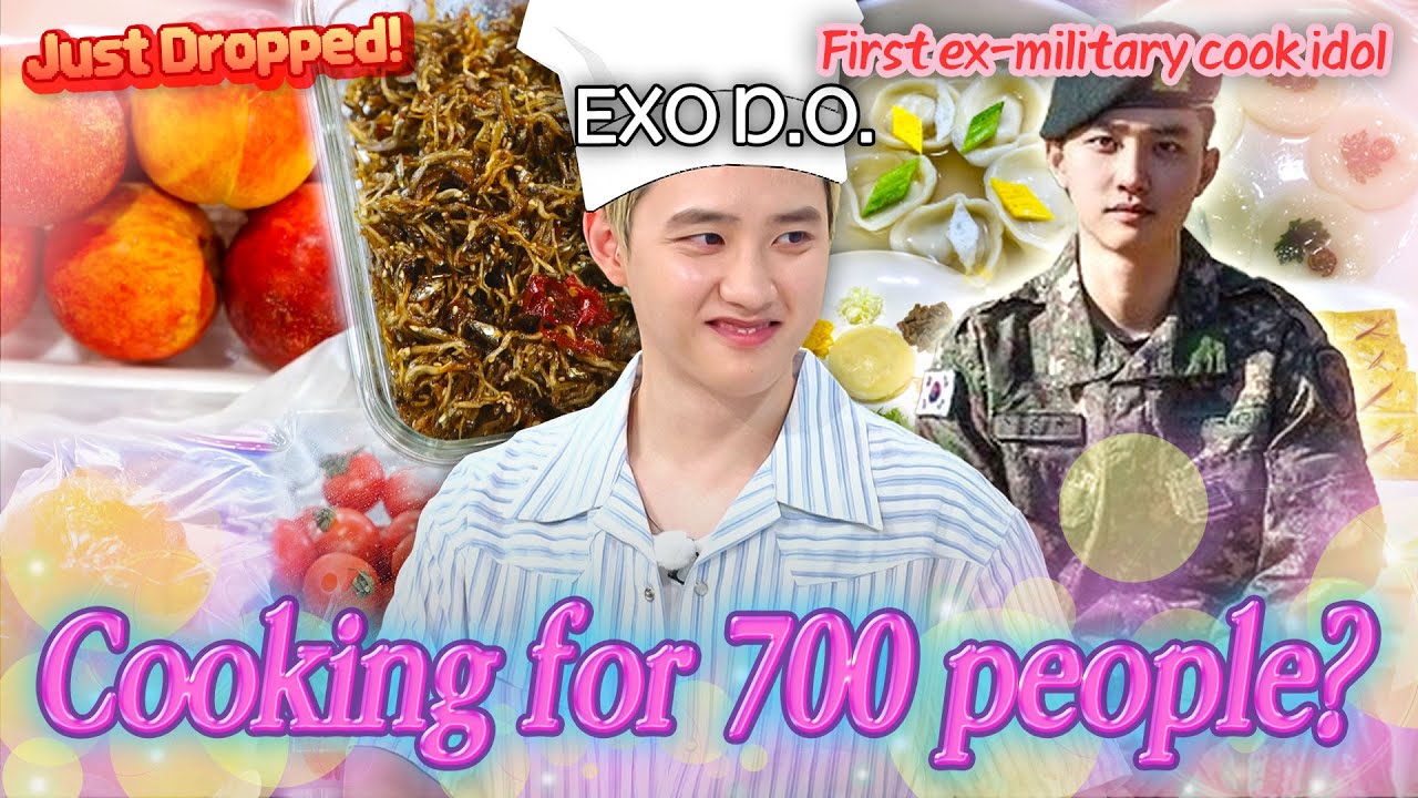 How many people did DOH KYUNG SOO cook for at once in the military? 😲😲 | Chef & My Fridge