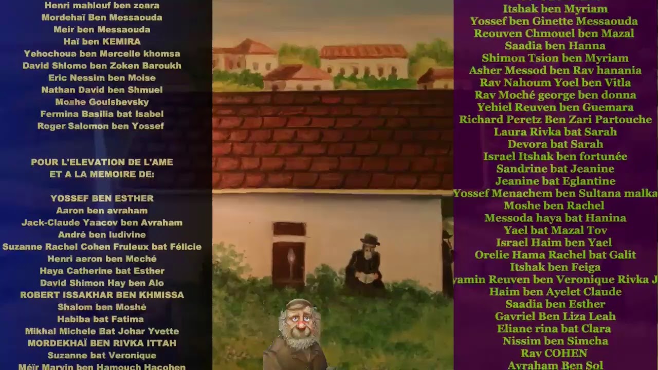 Les Contes de Rabbi Nahman: "Le Roi et et l'Empereur" cours n°26 (27/09/20)