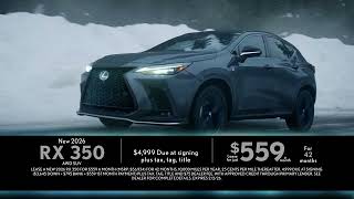 New 2026 Lexus RX 350 AWD SUV January Lease Offer