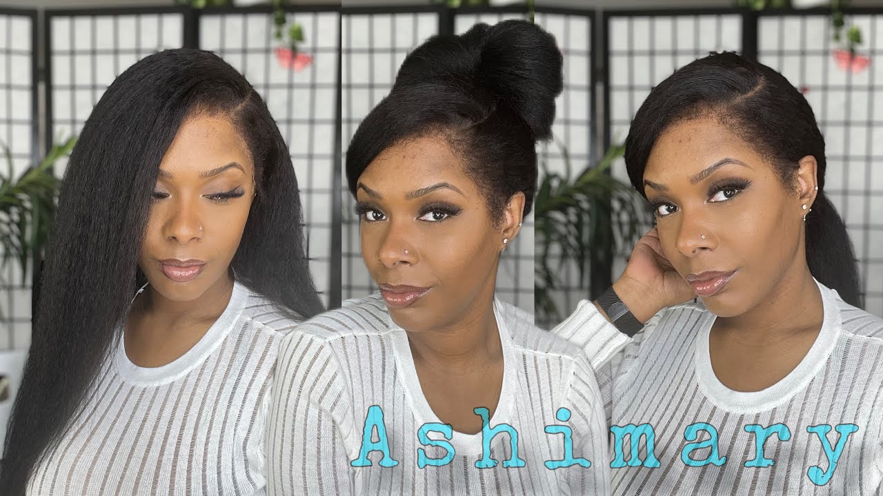 Один из самых натуральных париков с прямыми кудрями | Парик Invisi Strap 360 Frontal Wig @Ashimar...