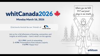 whitCanada 2026 | Reservoir and Production Engineering Technical Conference (Recording)