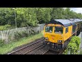 Class 66 & 450 Desiro | 66798 ‘Justine’ & 450113 | Crossover | GBRf & SWR