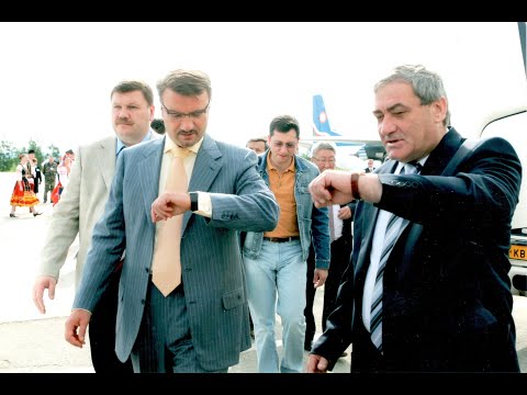 Министр экономики России Г. Греф в Якутии. 2007 г.
