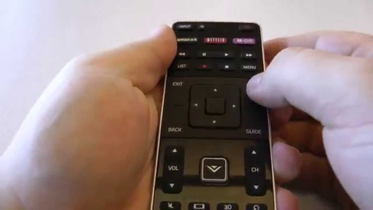 How To Power Cycle Vizio Remote Youtube