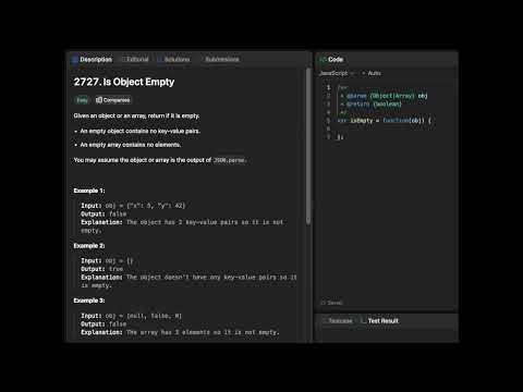 2727. Is Object Empty