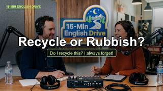 Recycle or rubbish Learn English words for waste.