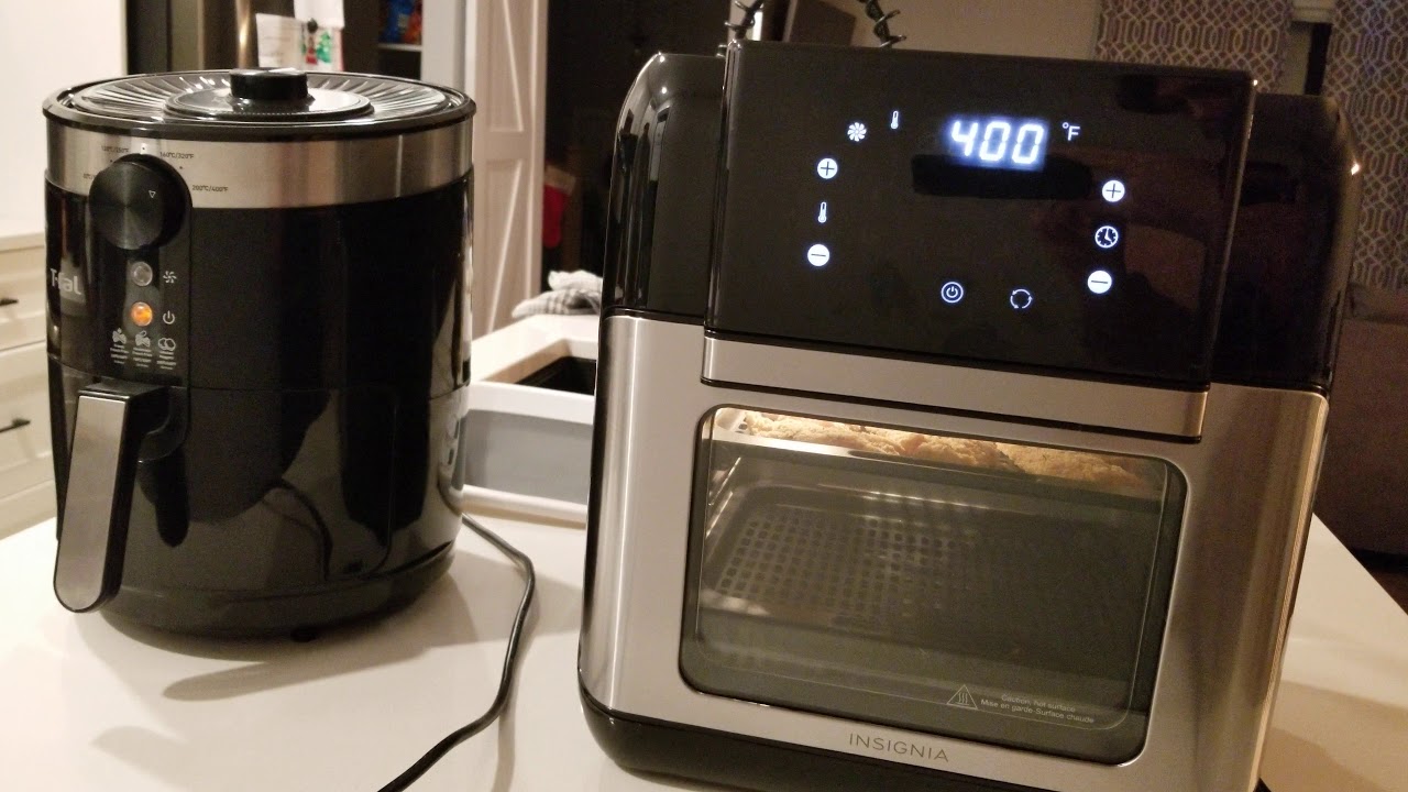 T Fal 3.5 Qt Air Fryer vs Insignia 10 Qt Air Fryer Oven Making Fresh