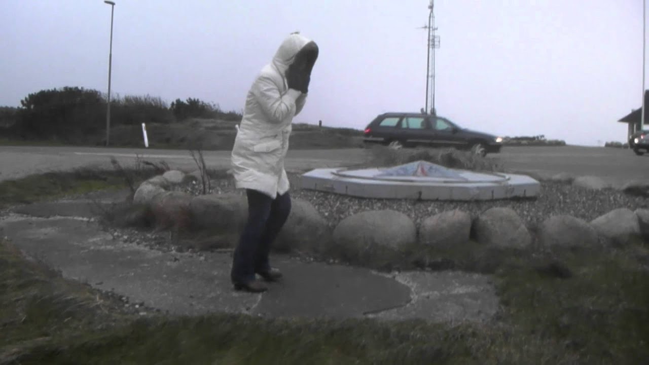 In a big storm. Hanstholm