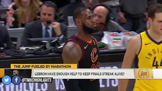 McGrady Doesn't Think LeBron Has Enough Help To Get Through Pacers | The Jump