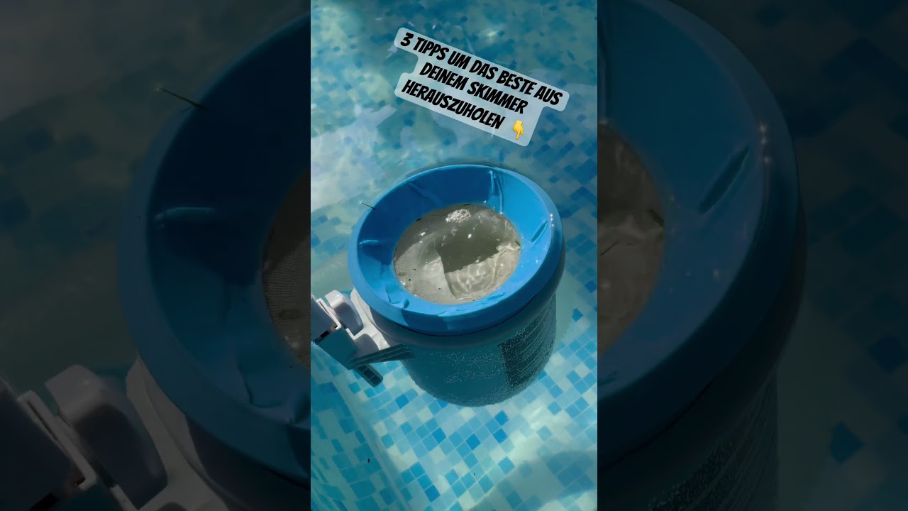 🎯 3 einfache Skimmer-Hacks für kristallklares Poolwasser! 💦 