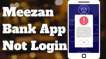 Meezan bank app not working || How to fix: there seems to be an internet connecting issue