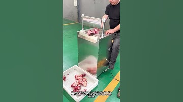Electric Bone Cutter in Action: Efficient Meat Processing Tool