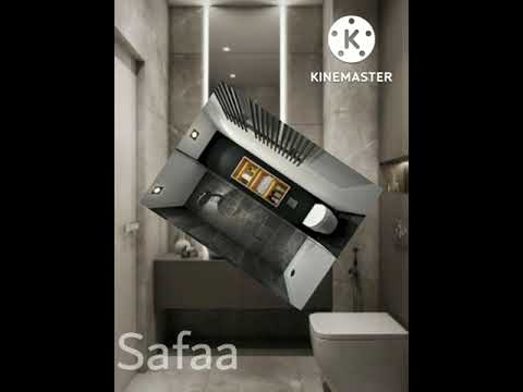 حمامات للمساحات الصغيرة بديكورات تحفة والوان كلاسيكية 