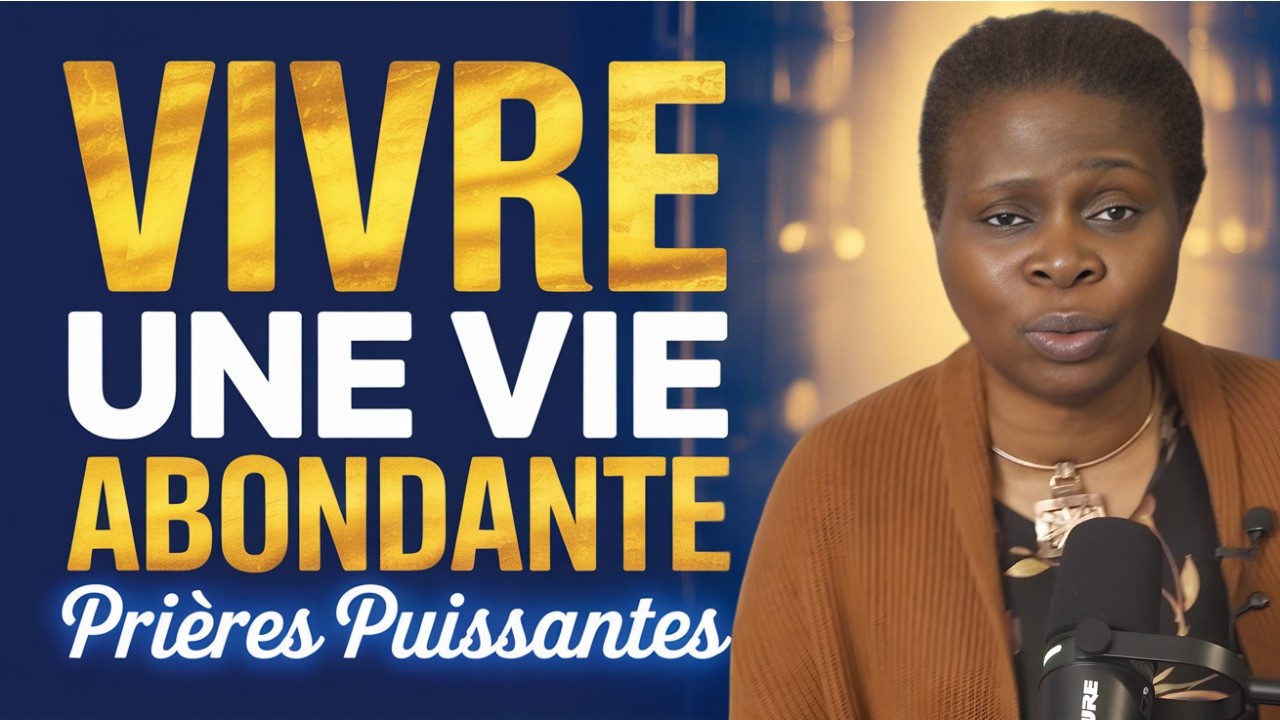 Vivre une vie abondante I Prières prophétiques I Jean 4:14