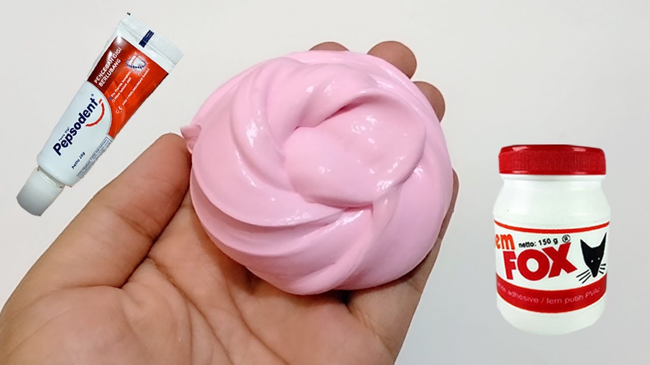 Cara Membuat Slime dari Pasta Gigi Pepsodent dan Lem Fox