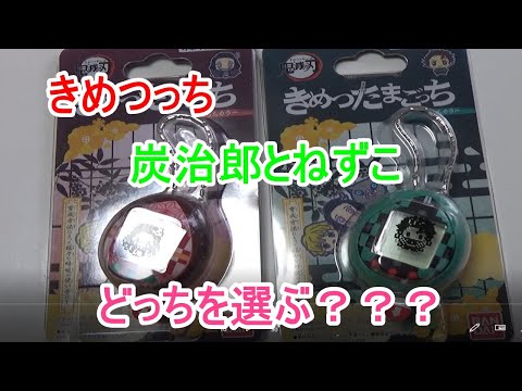 鬼滅の刃】きめつっち 鬼滅の刃たまごっち 炭治郎とねずこ どっちを 