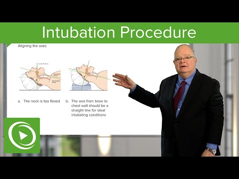 Intubation Procedure  – Anesthesiology | Lecturio