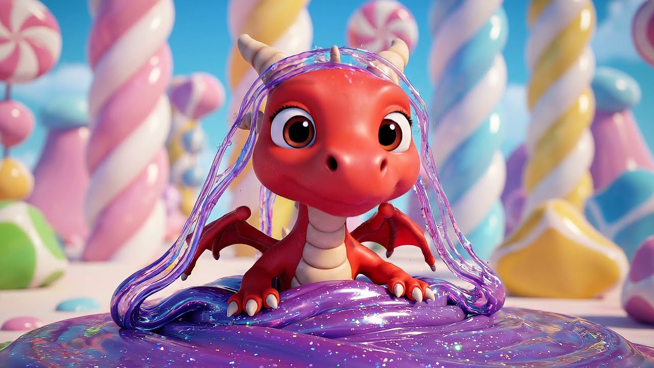 Roblox Tiny Dragon Got Stuck in a Candy Tower | Kids Songs & Nursery Rhymes