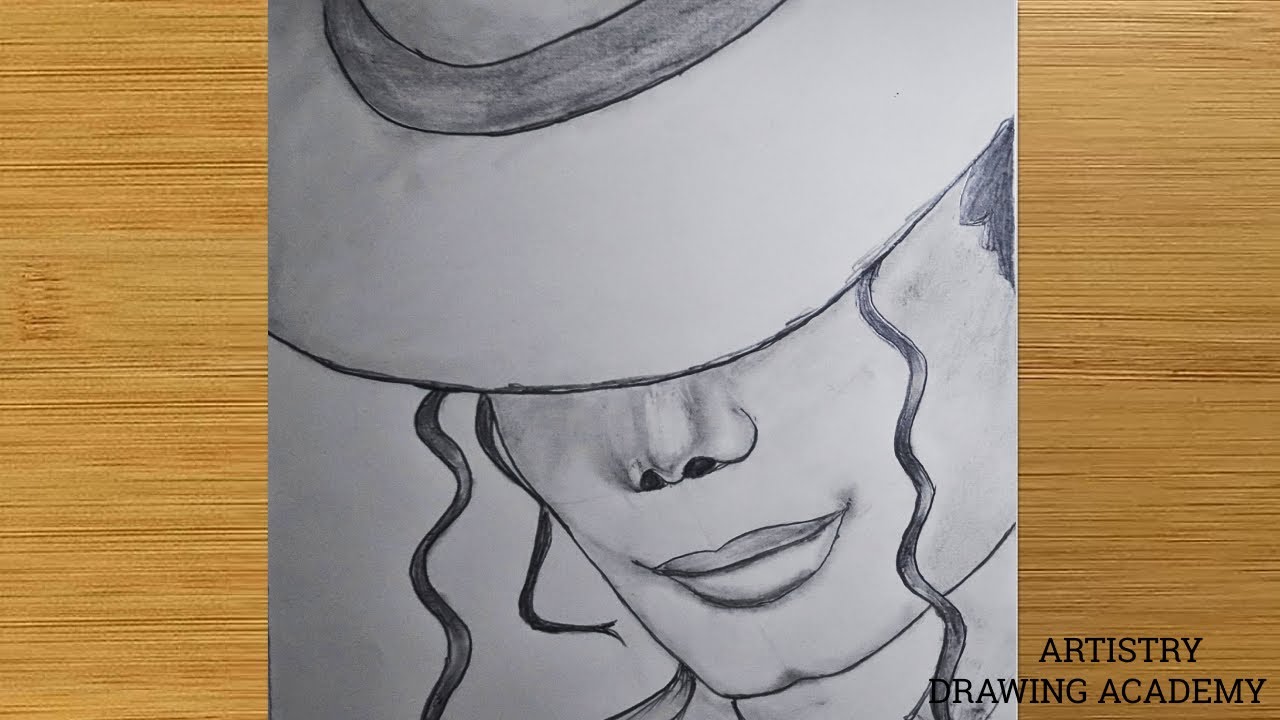 LIVE Drawing MICHAEL JACKSON  Sketch Daily E21  DeMoose Art  YouTube