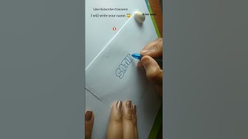 How to write SATHWIKA in bubble letters #shorts #tutorial #fyp