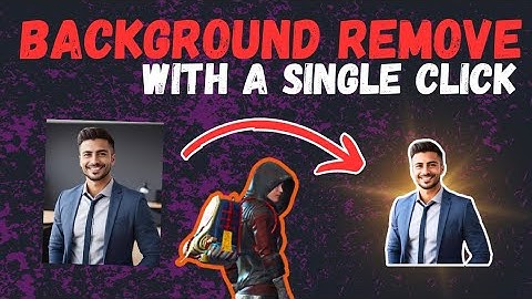 Remove Background Instantly With ONE Click! 🤯
