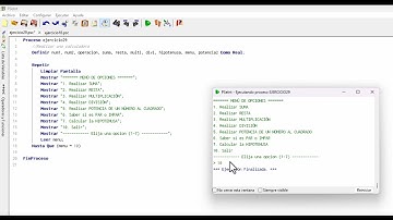 Estructuras de control en PseInt - Prática | Realizar una calcular en PseInt