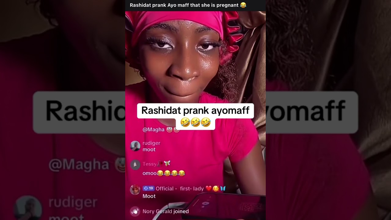 Rashidat prank is brother ayomaff that she is pregnant 😂🤣🤐😪😆😹😬