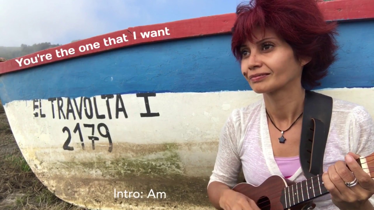 Grease You're the one that I want Ukulele Cover/Play along YouTube