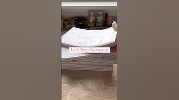 Let’s Prep Notepads! RESTOCK FRIDAY #smallbusiness #notepad #stationeryshop #bookish #booktube